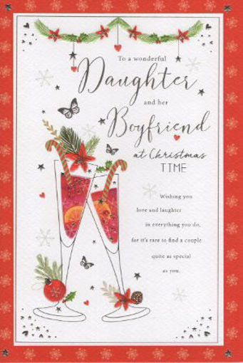 Picture of DAUGHTER & BOYFRIEND CHRISTMAS CARD